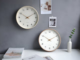 Nordic Wall Clock - Silent Quartz Modern Kitchen Clock