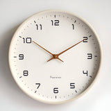 Nordic Wall Clock - Silent Quartz Modern Kitchen Clock