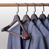 Oaklee - Premium Wooden Clothes Hangers with Metal Hardware