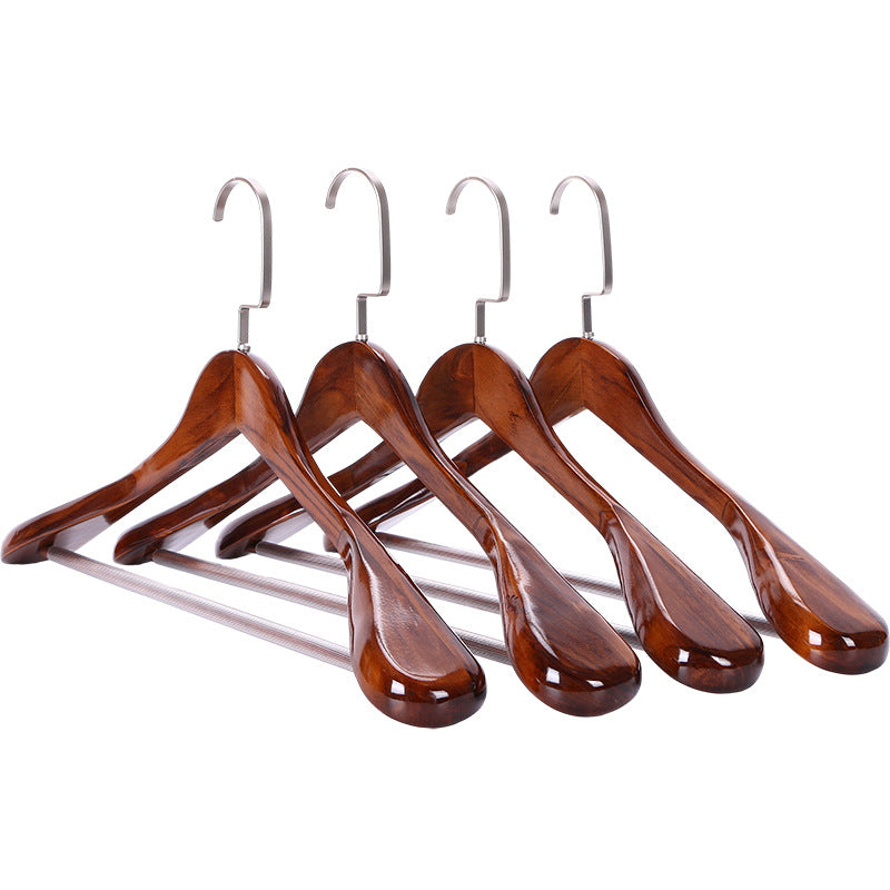 Oaklee - Premium Wooden Clothes Hangers with Metal Hardware