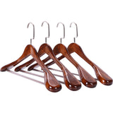 Oaklee - Premium Wooden Clothes Hangers with Metal Hardware