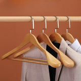 Oaklee - Premium Wooden Clothes Hangers with Metal Hardware
