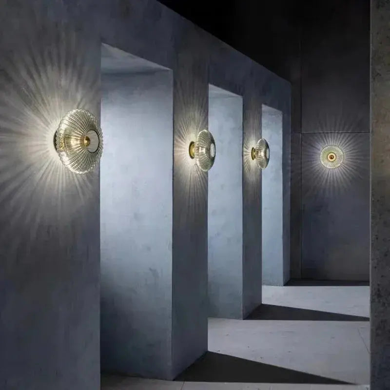 OpaliVé - Nordic Glass Wall Lamp with Elegant Design