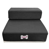 Orthopedic Dog Steps for Bed - Two-Tier Foam Design for Safe Access