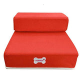 Orthopedic Dog Steps for Bed - Two-Tier Foam Design for Safe Access