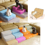 Orthopedic Dog Steps for Bed - Two-Tier Foam Design for Safe Access