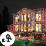 Outdoor Laser Light Projector - 1000 LED Red & Green Patterns