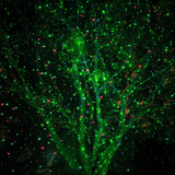 Outdoor Laser Light Projector - 1000 LED Red & Green Patterns
