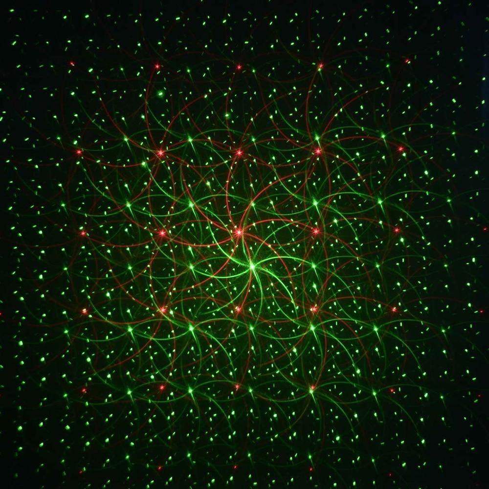 Outdoor Laser Light Projector - 1000 LED Red & Green Patterns