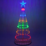 Outdoor Multicolor LED Animated Christmas Tree Lightshow - 150 Lights