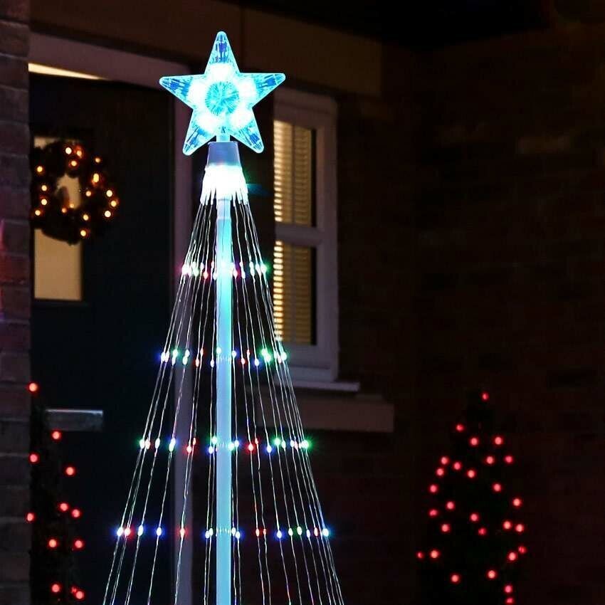 Outdoor Multicolor LED Animated Christmas Tree Lightshow - 150 Lights