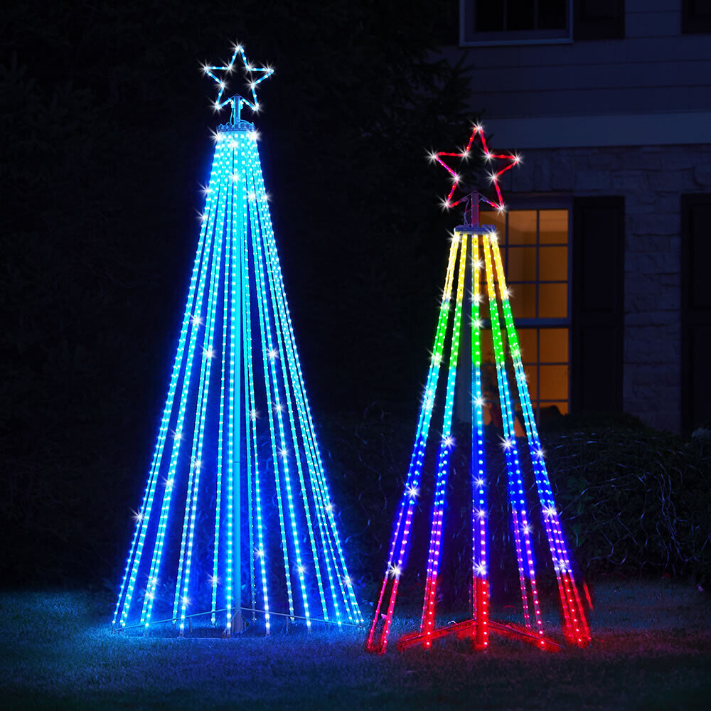 Outdoor Multicolor LED Animated Christmas Tree Lightshow - 150 Lights