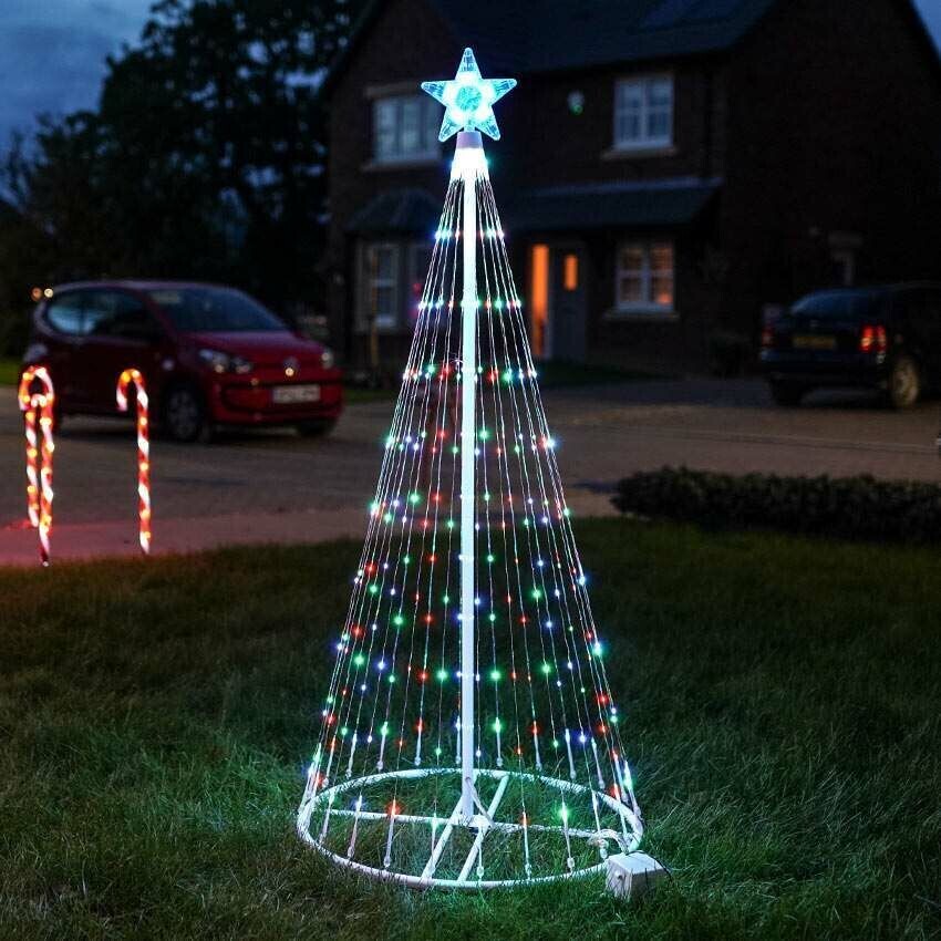 Outdoor Multicolor LED Animated Christmas Tree Lightshow - 150 Lights