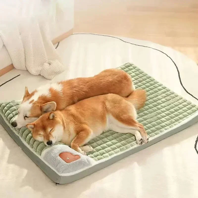 PAWSOMNIA - Orthopedic Memory Foam Dog Bed with Washable Cover