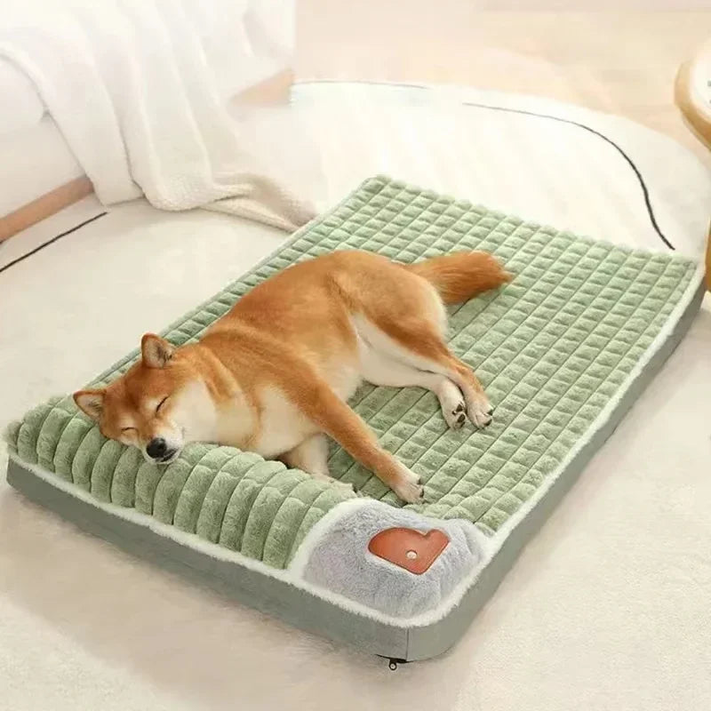 PAWSOMNIA - Orthopedic Memory Foam Dog Bed with Washable Cover