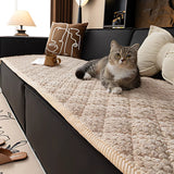 Pet-Proof Quilted Sofa Cover - Stylish Slipcover for Dogs