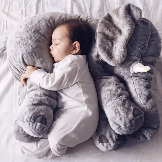 PlushElephant - Soft Cuddle Pillow for Kids, Snuggling Cushion