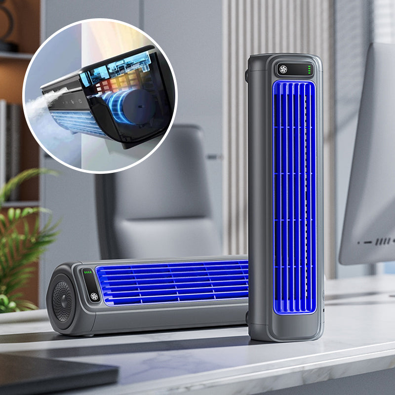 Portable Air Conditioner - 12-Hour Battery Life, Fast Cooling, Mobile AC Unit