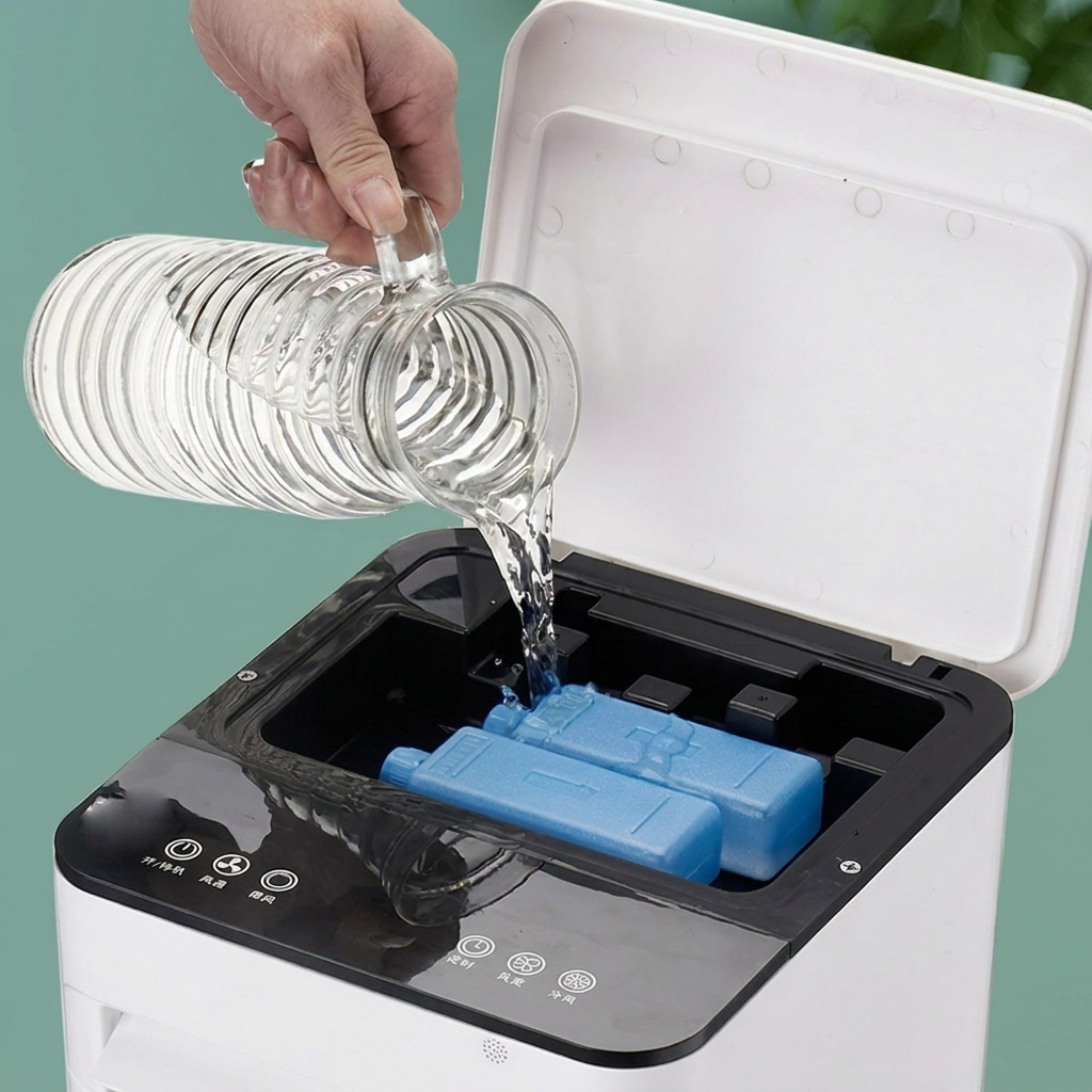 Portable Air Conditioner - 3-in-1 Cooling, Humidifying & Purifying Unit