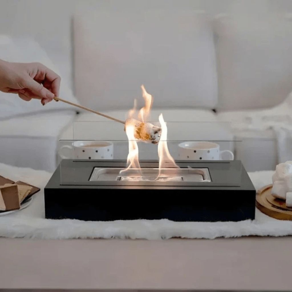 Portable Fire Pit Tabletop - Minimalist Indoor & Outdoor Flame