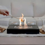 Portable Fire Pit Tabletop - Minimalist Indoor & Outdoor Flame