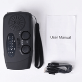 Wind-Up Emergency Radio with Solar Charging and Power Bank 6