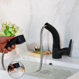 PureFlow Bathroom Faucet with Extendable Spout for Easy Installation