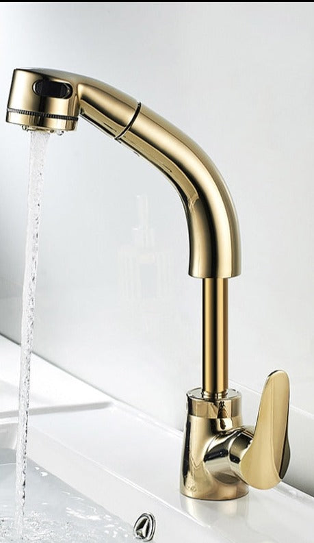 PureFlow Bathroom Faucet with Extendable Spout for Easy Installation