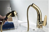 PureFlow Bathroom Faucet with Extendable Spout for Easy Installation