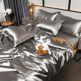 Pureliss - Luxurious Silk Bedding Set with Duvet Covers for All-Season Comfort