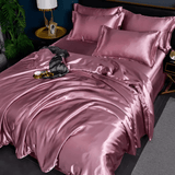 Pureliss - Luxurious Silk Bedding Set with Duvet Covers for All-Season Comfort