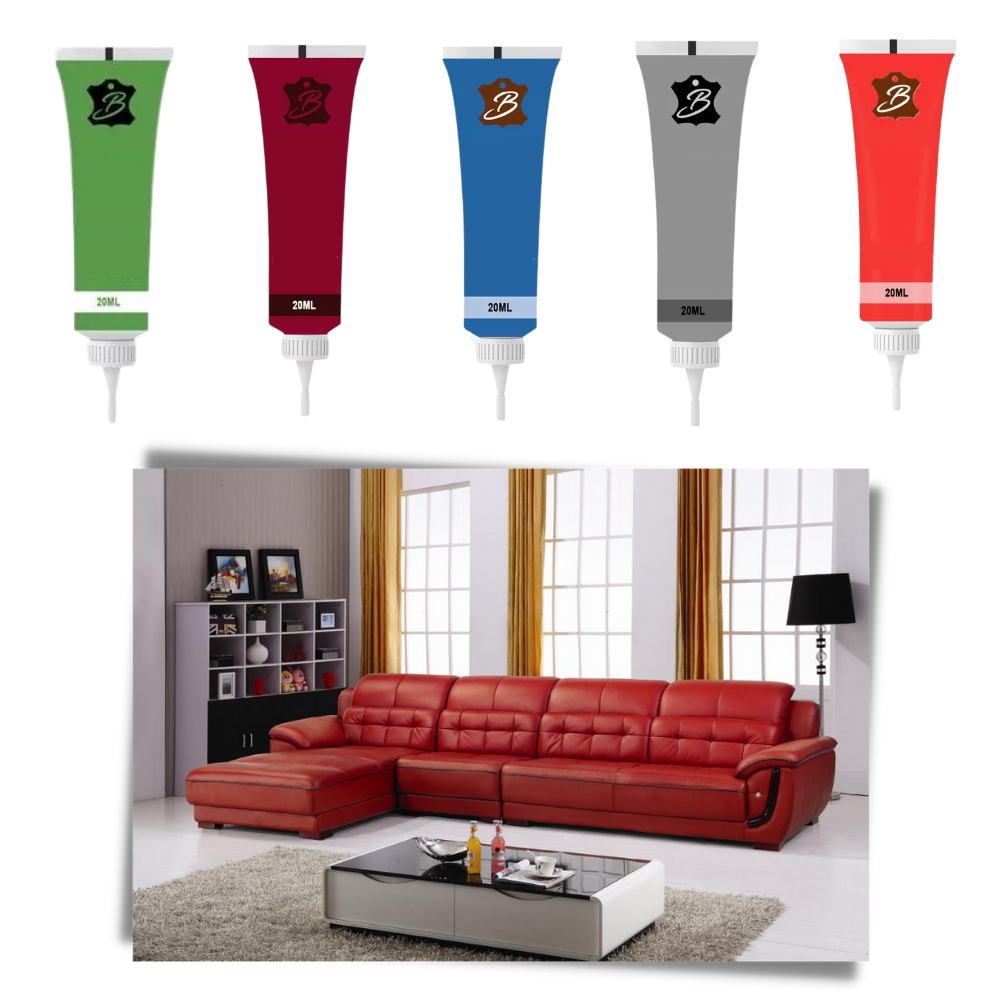 QuickFix Leather Repair Gel for Couch, Sofa, and Car Seat