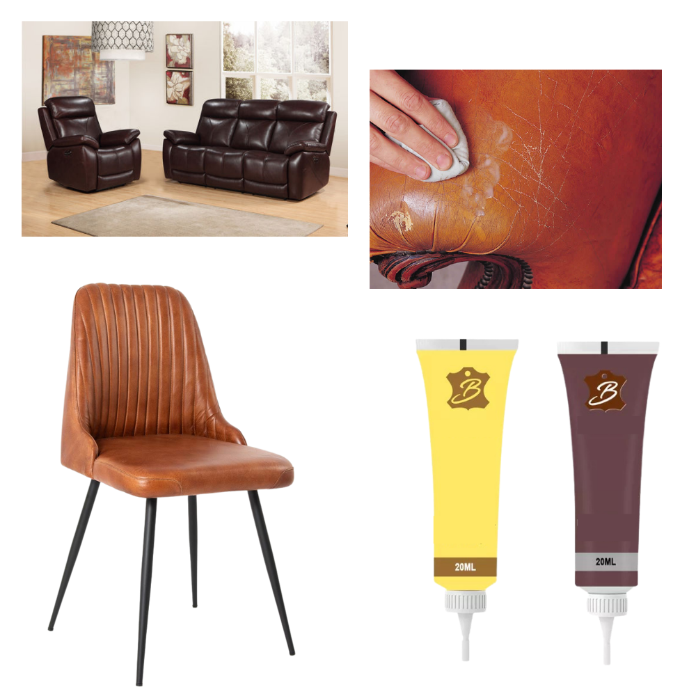 QuickFix Leather Repair Gel for Couch, Sofa, and Car Seat