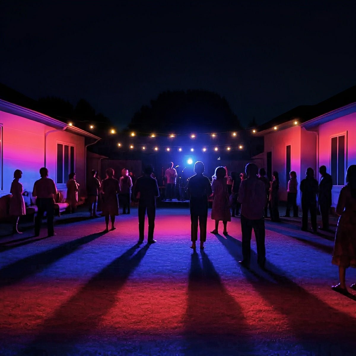 RGB LED Outdoor Spotlight with Remote Control, IP65 Waterproof
