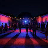 RGB LED Outdoor Spotlight with Remote Control, IP65 Waterproof