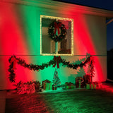 RGB LED Outdoor Spotlight with Remote Control, IP65 Waterproof