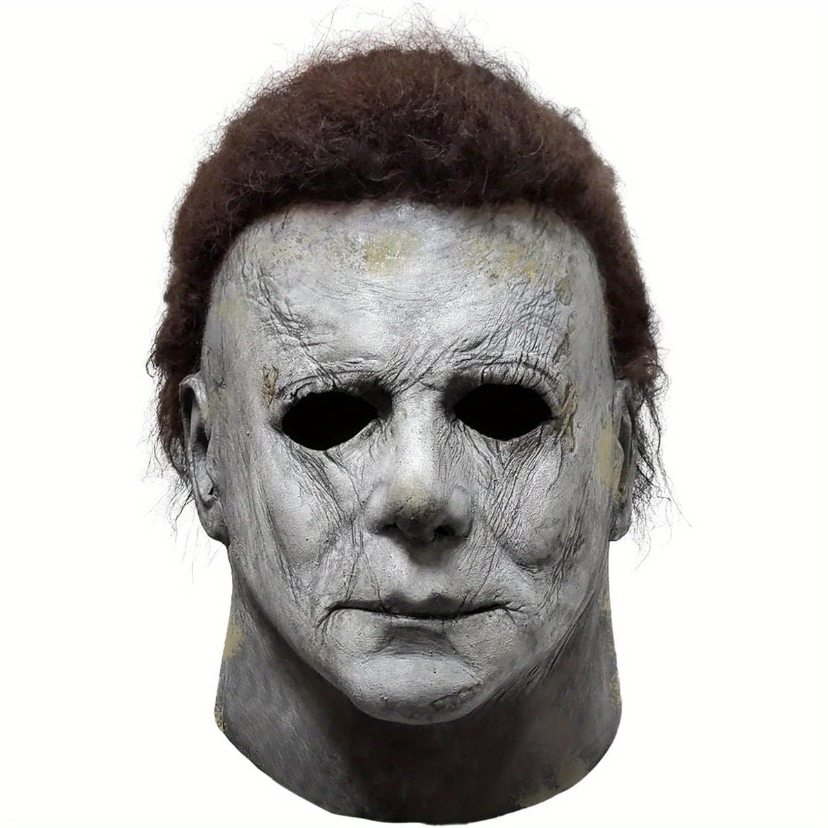 Realistic Halloween Horror Mask & Knife Set for Adults