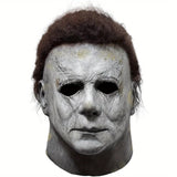Realistic Halloween Horror Mask & Knife Set for Adults