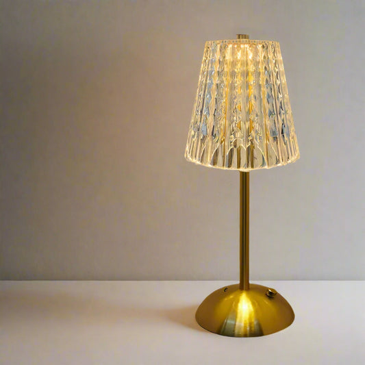 Rechargeable Cordless Table Lamp - Dimmable Touch Control Bedside Lamp