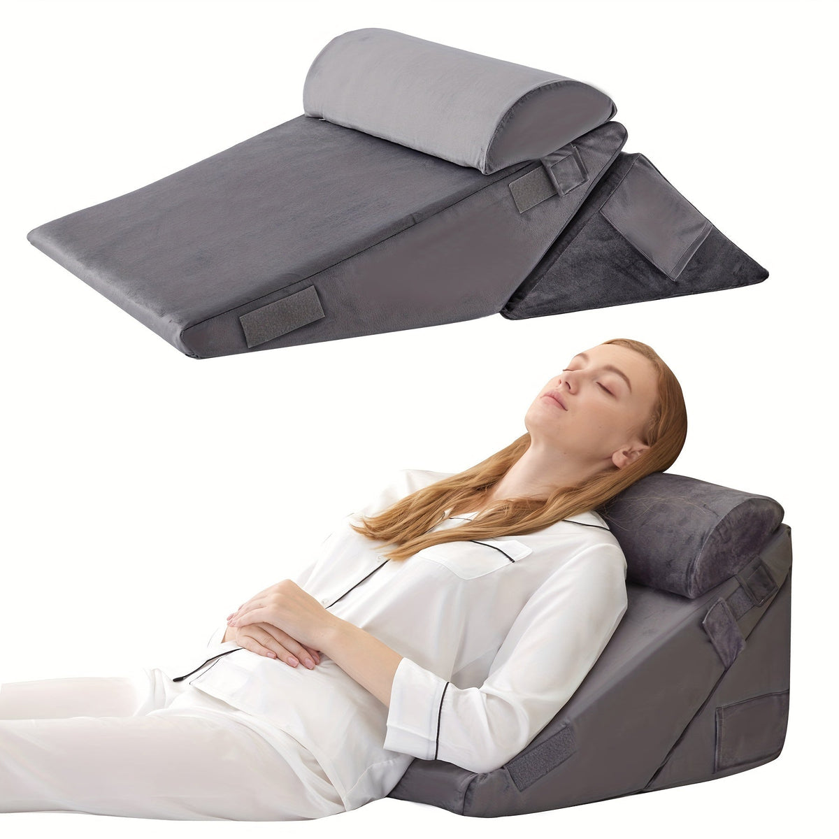 RelaxPlus - 7-in-1 Adjustable Orthopedic Wedge Pillow