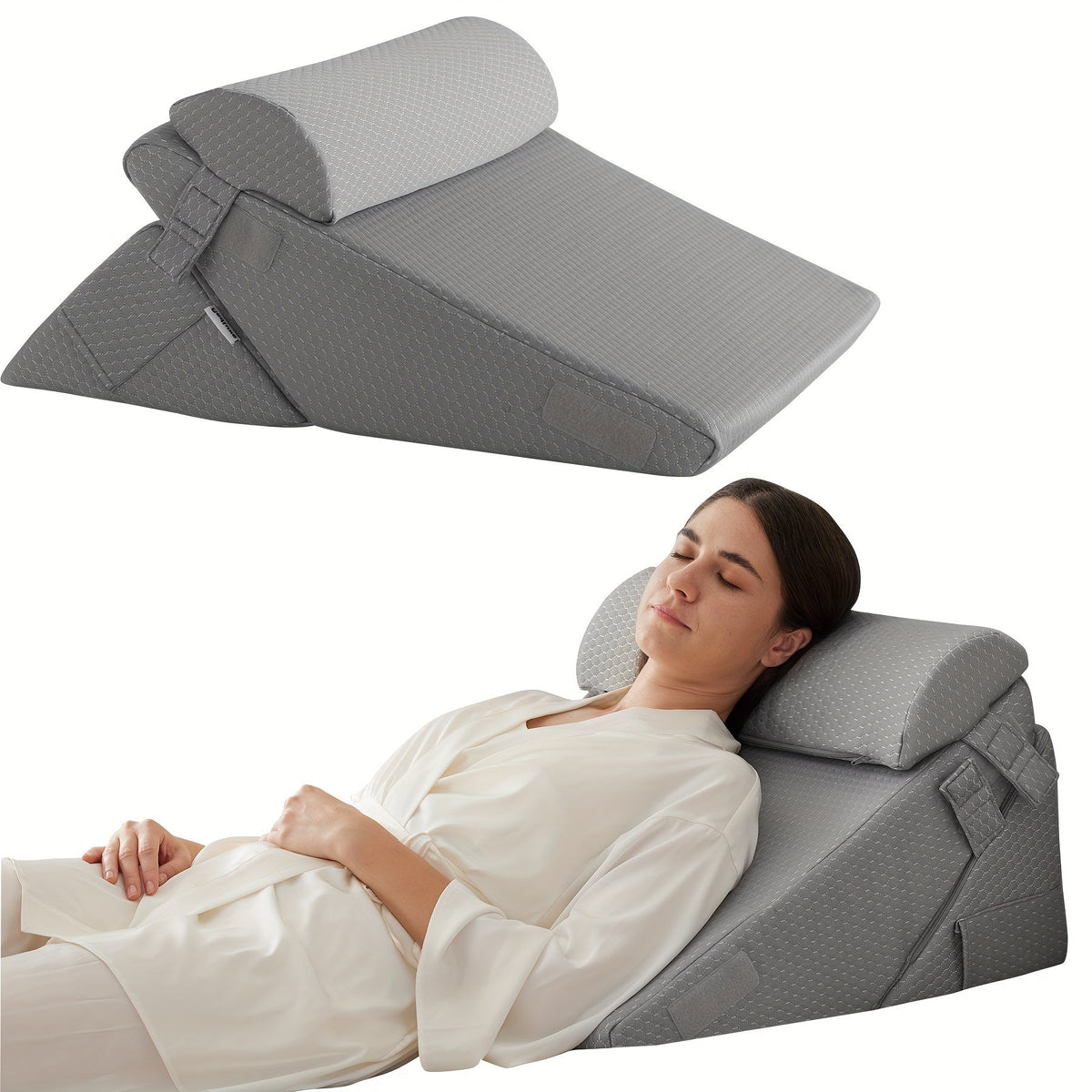 RelaxPlus - 7-in-1 Adjustable Orthopedic Wedge Pillow