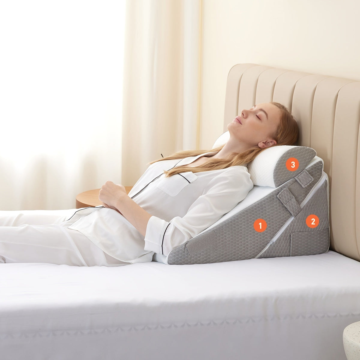 RelaxPlus - 7-in-1 Adjustable Orthopedic Wedge Pillow
