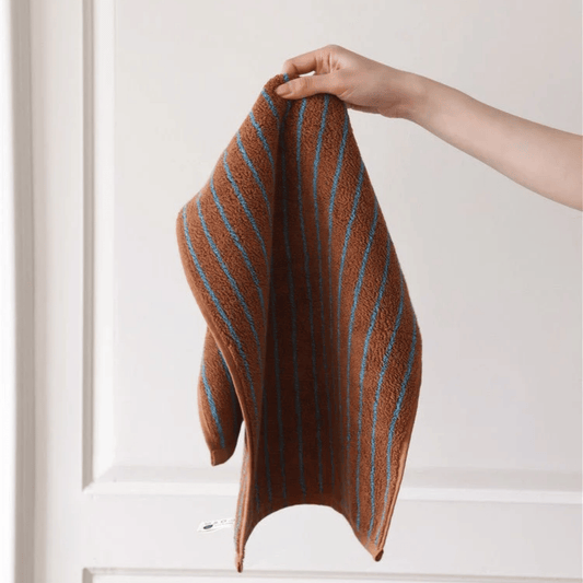 Retro Striped Beach Towels - 100% Cotton, Soft & Absorbent