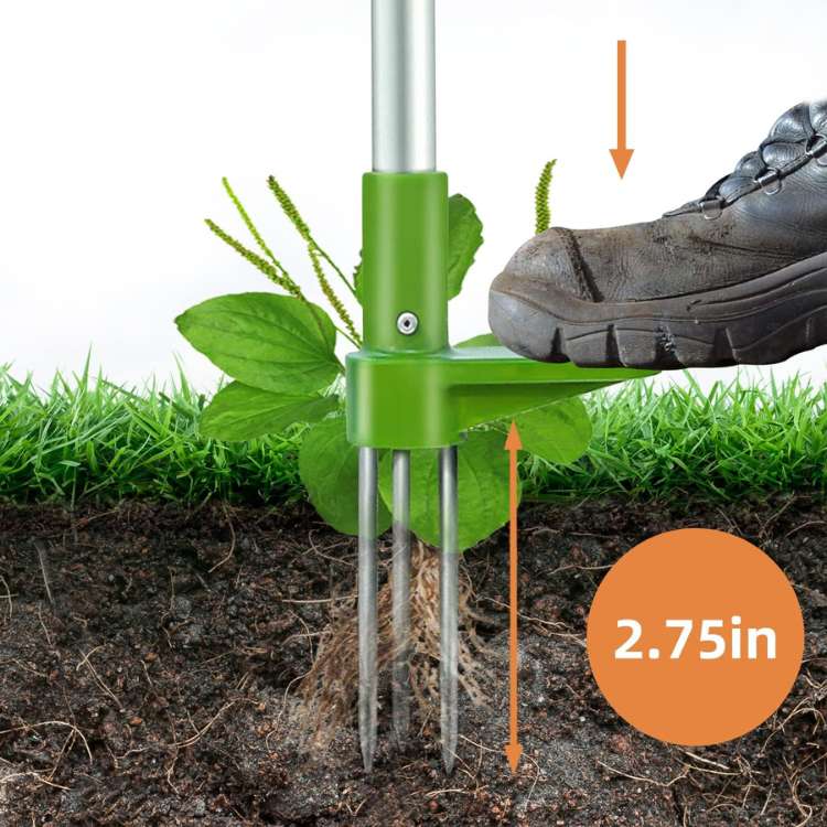 RootRipper Upright Garden Weed Puller with Steel Claw 2
