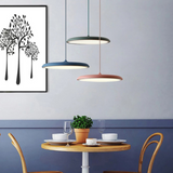 Scandinavian LED Pendant Lamp - Adjustable Black Pendant Lighting for Kitchen & Dining