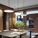 Scandinavian LED Pendant Lamp - Adjustable Black Pendant Lighting for Kitchen & Dining