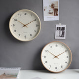 Scandinavian Minimalist Wooden Wall Clock - Silent Kitchen Clocks