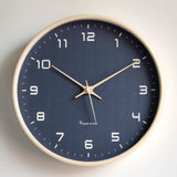 Scandinavian Minimalist Wooden Wall Clock - Silent Kitchen Clocks