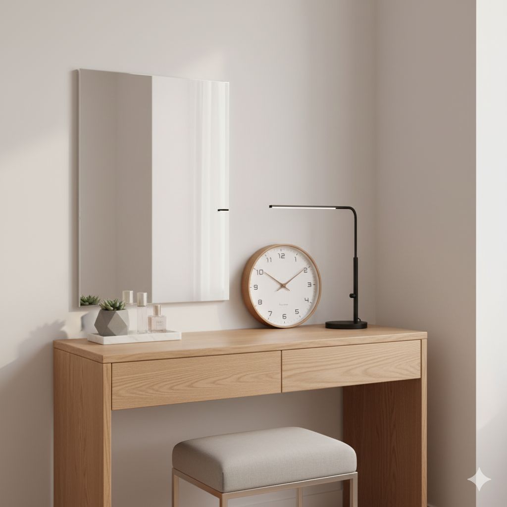 Scandinavian Minimalist Wooden Wall Clock - Silent Kitchen Clocks