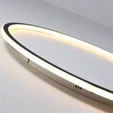Scandinavian Round LED Ceiling Light - Modern Flush Mount Fixture with Dimmable Options